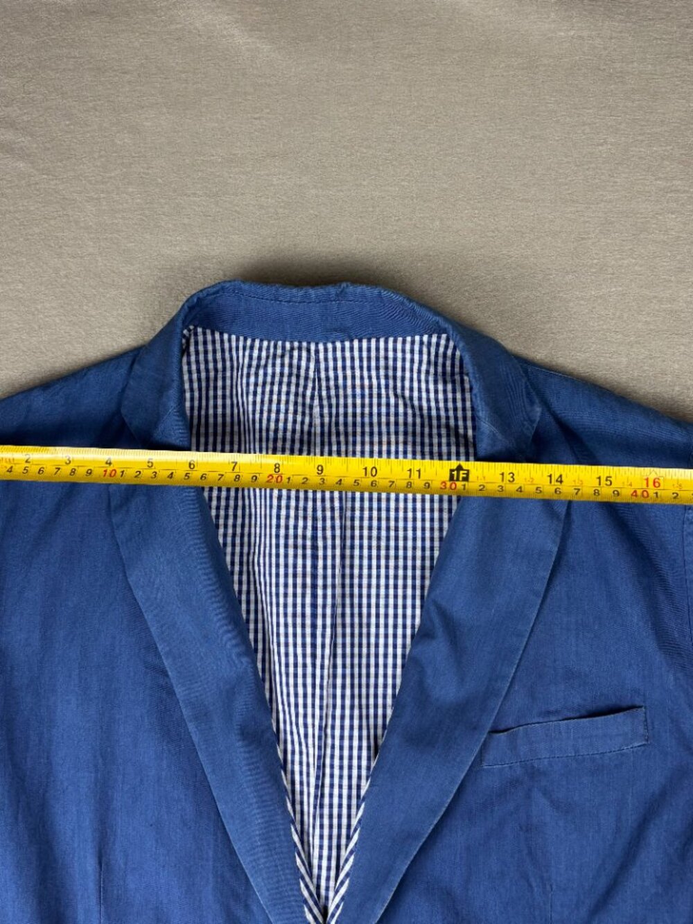 Tombolini TConcept Reversible Gingham Blazer Made in Italy - Picture 13 of 16